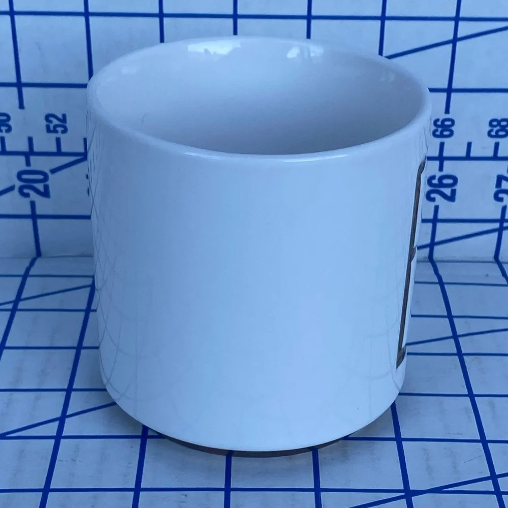 Williams Sonoma “B” Monogram Mug White/Gold